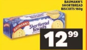 Shoprite Baumann's Shortbread Biscuits 160g offer