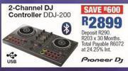 Pioneer dj 2 channel dj controller ddj-200