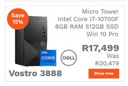 First Shop Dell Vostro 3888 offer