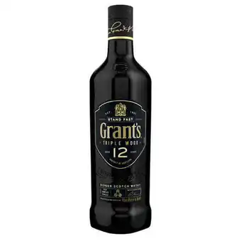 Grants triple wood 12yr blended scotch whisky