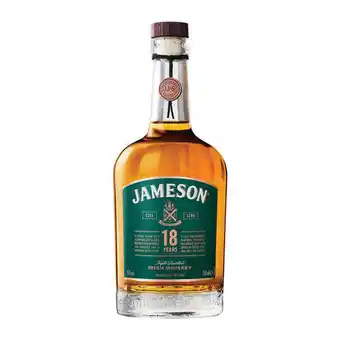 Jameson 18yr irish whiskey 750ml