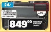 Usave Essentials 24l mini oven-each offer