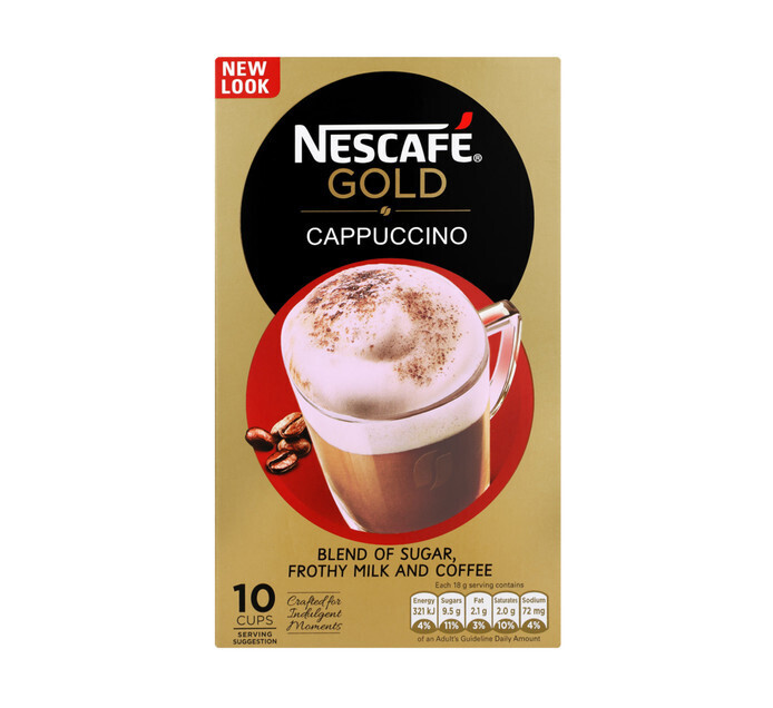 Nescafe cappuccino sachets original (10 x 18g) offer at Makro’s liquor