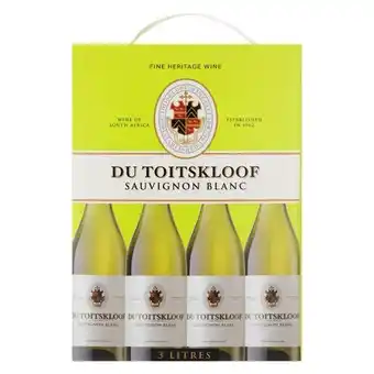 Pick n Pay Liquor Du toitskloof sauvignon blanc 3l offer