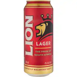 Shoprite Liquor Lion lager beer can 500ml offer