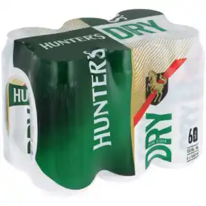 Shoprite Liquor Hunter's dry cider cans 6 x 440ml offer