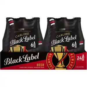 Shoprite Liquor Carling black label beer bottles 24 x 330ml offer
