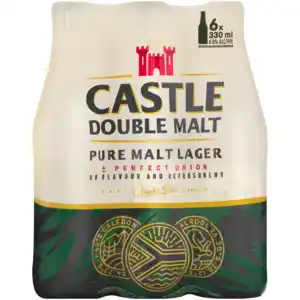 Shoprite Liquor Castle double malt pure malt lager 6 x 340ml offer