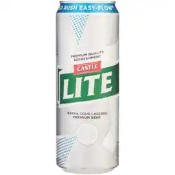 Shoprite Liquor Castle lite beer can 410ml offer