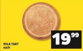 Milk Tart each