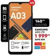 Edgars Samsung a03 lte smartphone offer