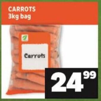 Shoprite Carrots 3kg bag offer