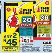Flip file a4 20 packet display book-for 2