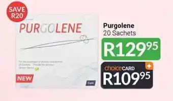 The Local Choice Pharmacy Purgolene 20 Sachets 129.95 offer