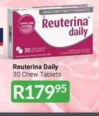 The Local Choice Pharmacy Reuterina Daily 30 Chew Tablets offer