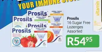 The Local Choice Pharmacy Prosils 16 Sugar Free Lozenges Assorted offer