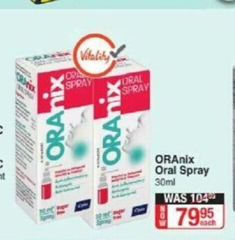 ORAnix Oral Spray 30ml