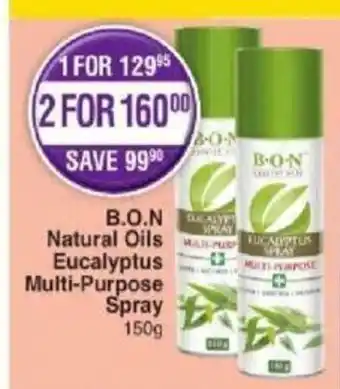 B.O.N Natural Oils Eucalyptus Multi-Purpose Spray 150g