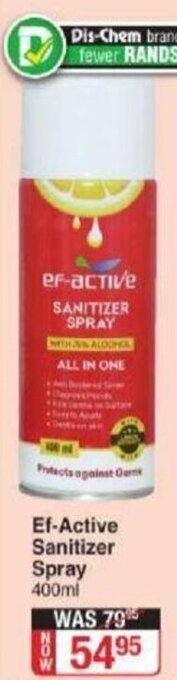 Ef-Active Sanitizer Spray 400ml