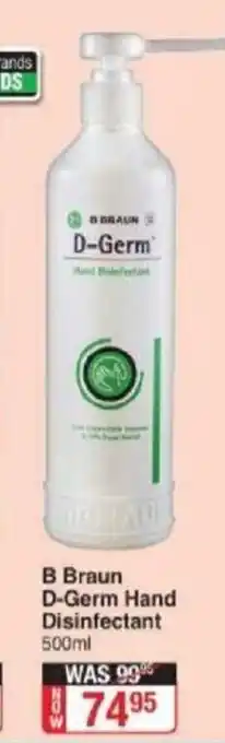 B Braum D-Germ Hand Disinfectant 500ml