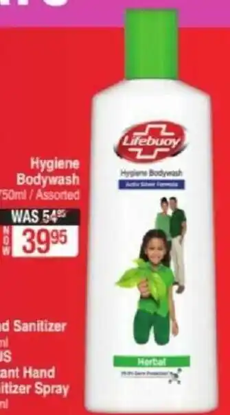Dis-Chem Hygiene Bodywash 750ml / Assorted offer