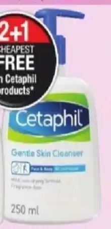 Dis-Chem Cetaphil Face & Body Gentle Skin Cleanser 250ml offer