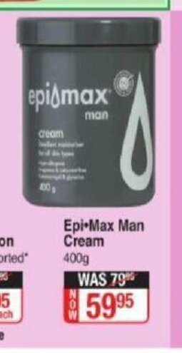 Dis-Chem Epi+max Man Cream 400g offer