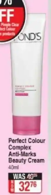 Dis-Chem Perfect Colour Complex Anti-Marks Beauty Cream 40ml offer