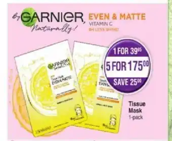 Dis-Chem Garnier Tissue Mask 1-pack offer