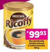 Game Nescafe ricoffy soluble chicory & coffee granules-750g offer