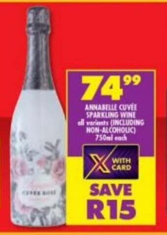 Shoprite Liquor Annabelle Cuvee Sparkling Wine offer