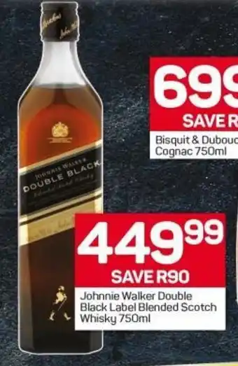 Pick n Pay Liquor Johnnie Walker Double Black Blended Scotch Whisky 750ml offer