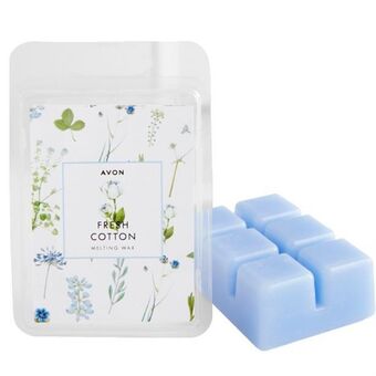 AVON Fresh cotton wax melts offer