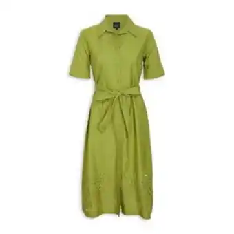 Truworths Green belted shirt dress offer