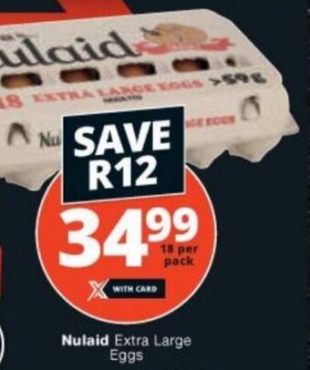 Checkers Nulaid Extra Large Eggs offer