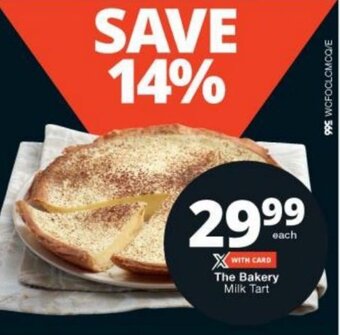 Checkers The Bakery Milk Tart offer