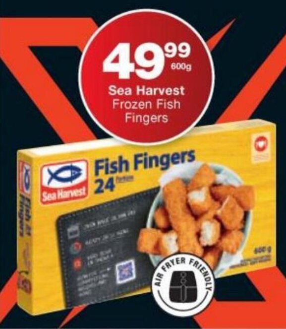Sea Harvest Frozen Fish Fingers offer at Checkers