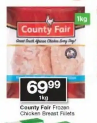 Checkers County Fair Frozen Chicken Breast Fillets offer