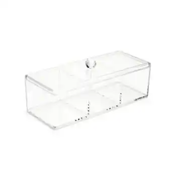Gelmar Cosmetic storage box, 3 division, clear offer