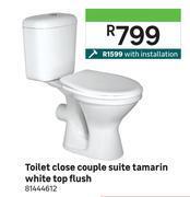 Leroy Merlin Toilet close couple suite tamarin white top flush 81444612 offer