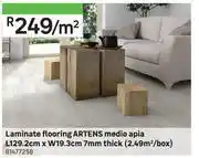 Leroy Merlin Artens laminate flooring medio apia l129.2cm x w19.3cm 7mm thick (2.49 sqm/box) 81477258-per sqm offer