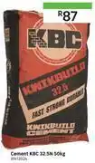 Leroy Merlin Kbc 32.5n cement 81412024-50kg offer