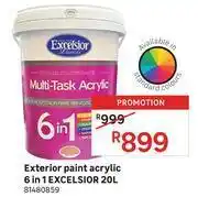 Excelsior exterior paint acrylic 6 in 1 81480859-20l