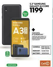 Ackermans Samsung Galaxy 5.3" A3 Core offer