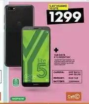 Ackermans Huawei 5.45" Y5 Lite offer