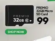1Premio 32GB Micro SD Card
