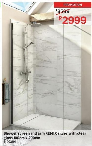 Shower screen offer at Leroy Merlin