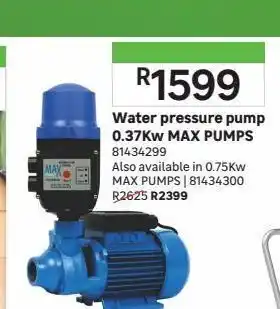 Leroy Merlin Water pressure pump 0.37kw max pumps offer