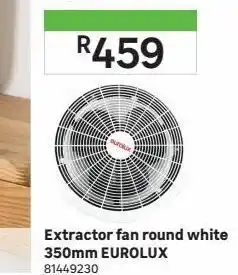 Leroy Merlin Extractor fan round white 350mm eurolux offer