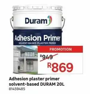 Leroy Merlin Ashesion plaster primer solvent-based duram 20l offer